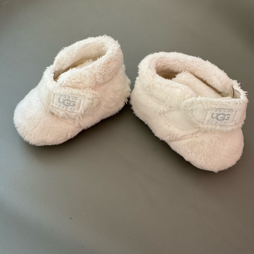 UGG Kids White Booties
